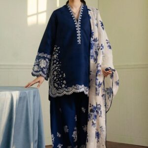 Dhanak Dress Embroidered Detail