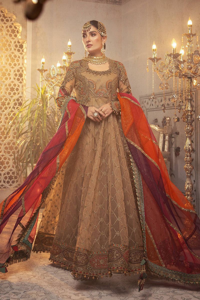 BRAND:*MARIA.B* organza embroidered maxi