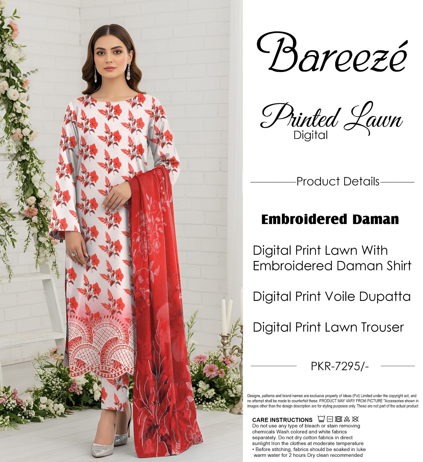 Bareeze Cutwork Volume Summer Collection - Image 2