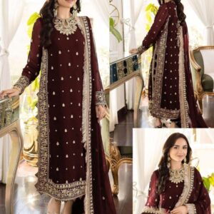 ASIM JOFA chiffon embroidered